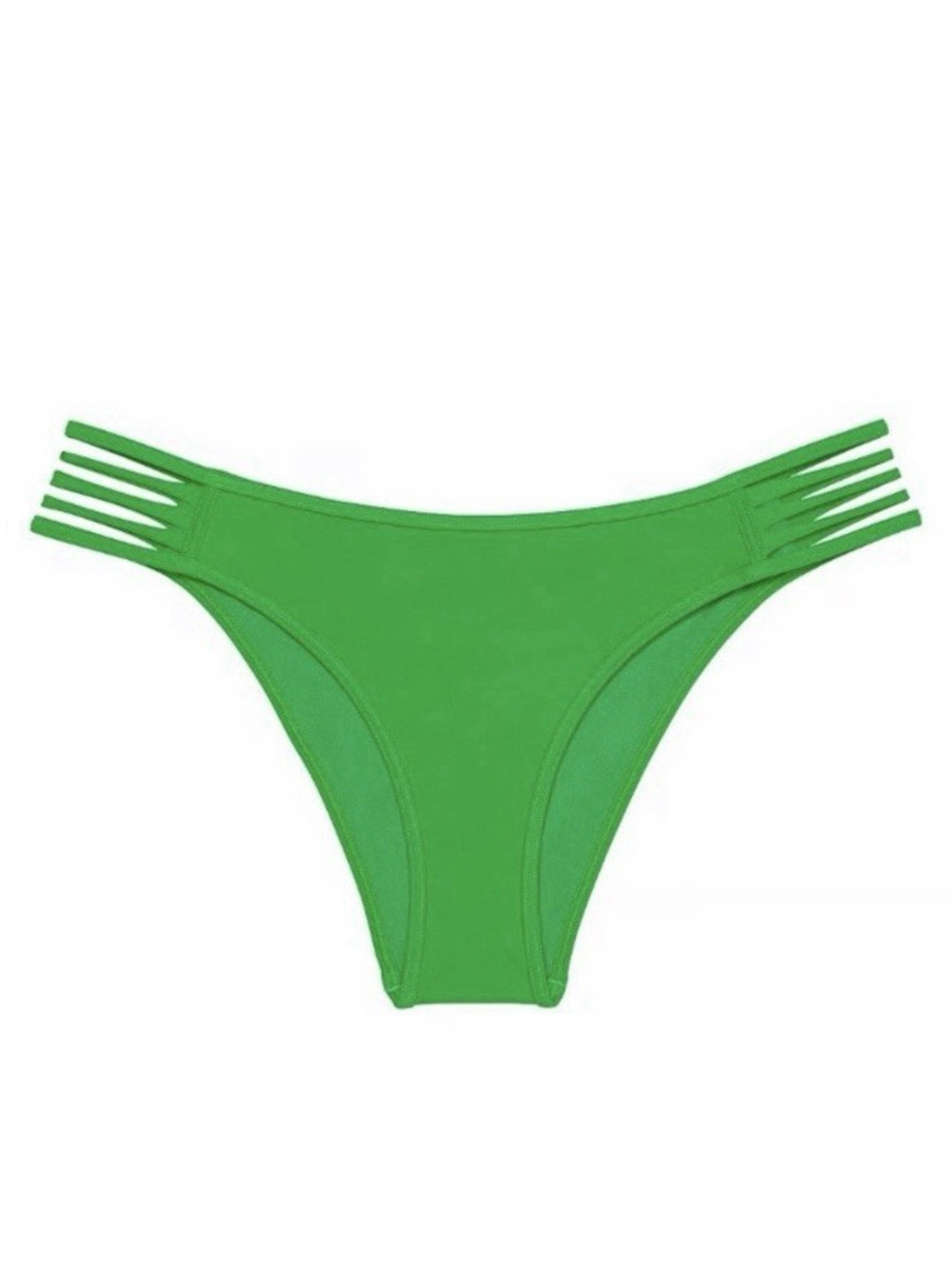 Victoria Secret Green Strappy Bikini Bottom - Women Swim